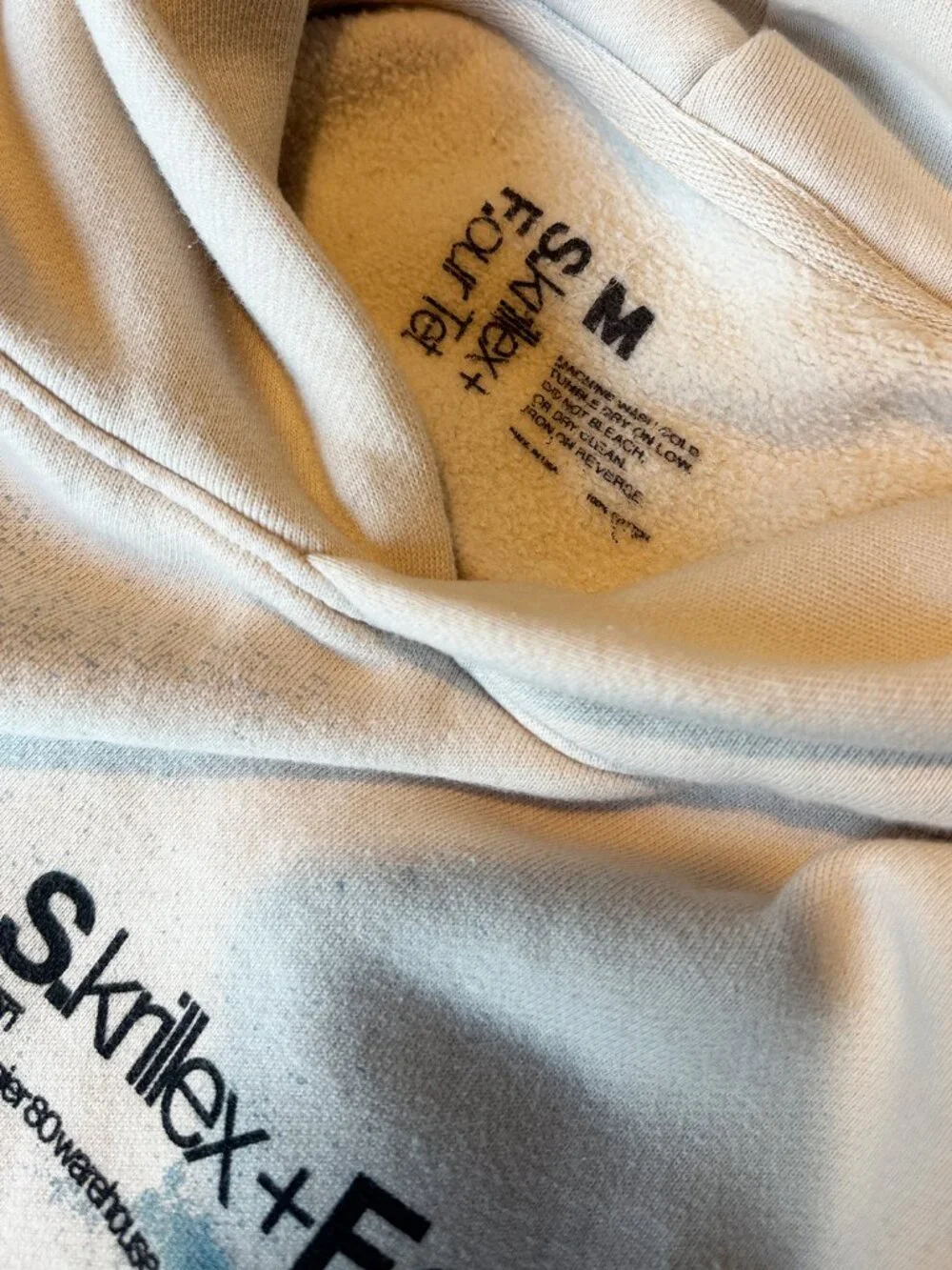 Skrillex & Four Tet Show Hoodie 2025 Medium